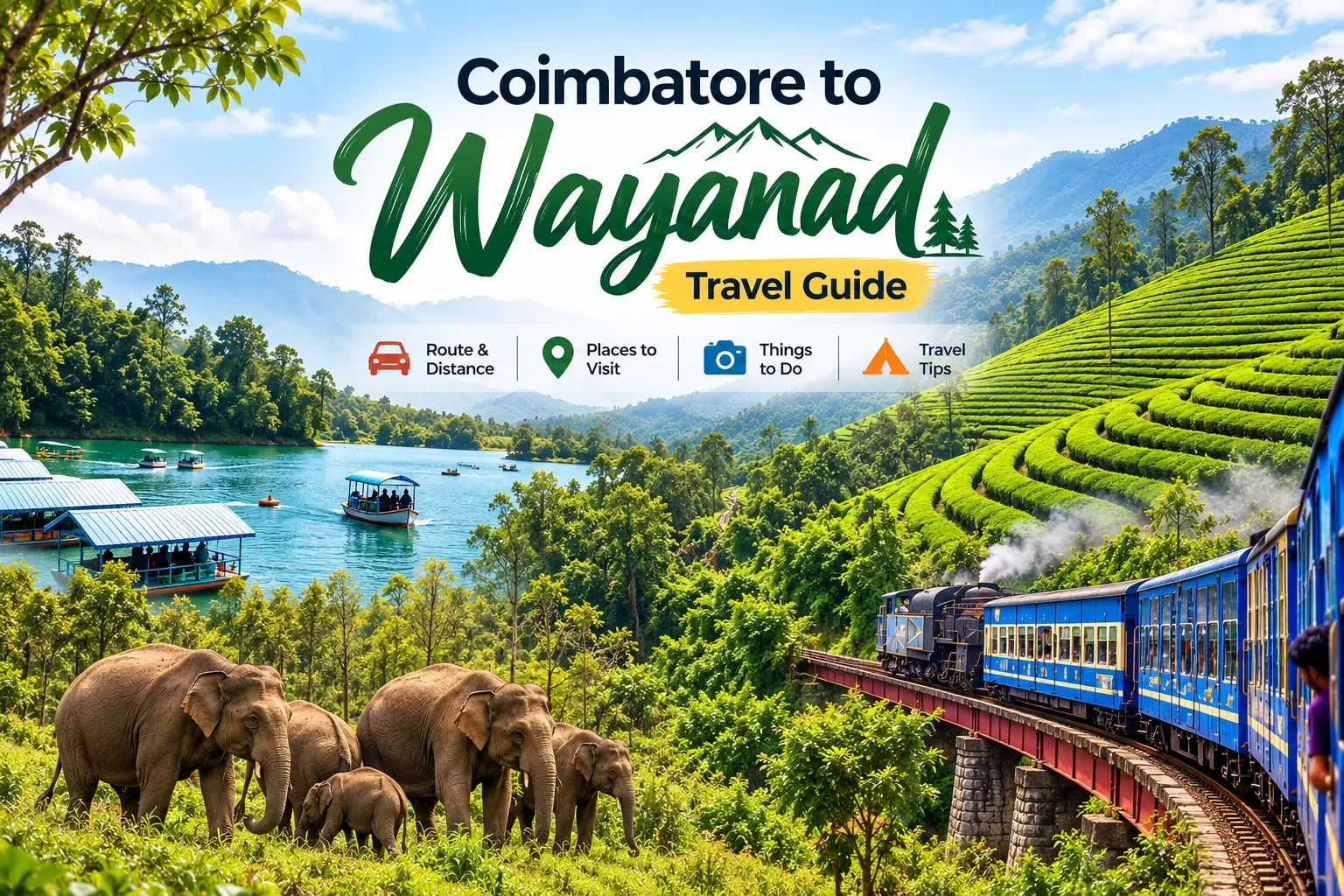 Coimbatore to Wayanad – Distance, Routes, Travel Time & Complete Travel Guide